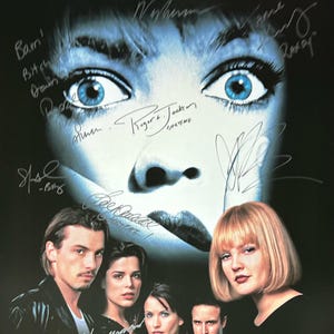 Autograph Signed Scream Poster COA