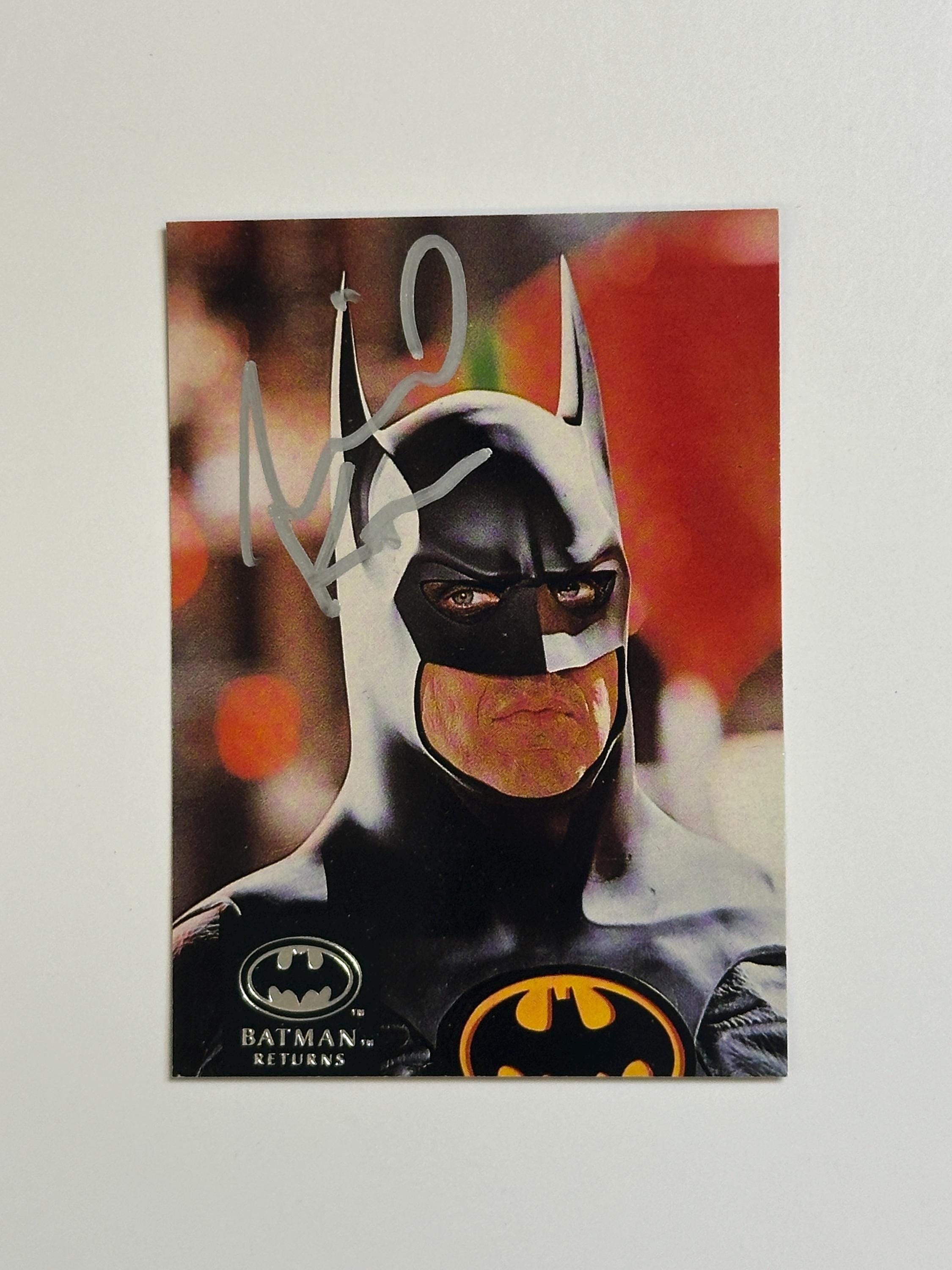 直筆サイン入りCOA付きバットマンリターンズトレーディングカード