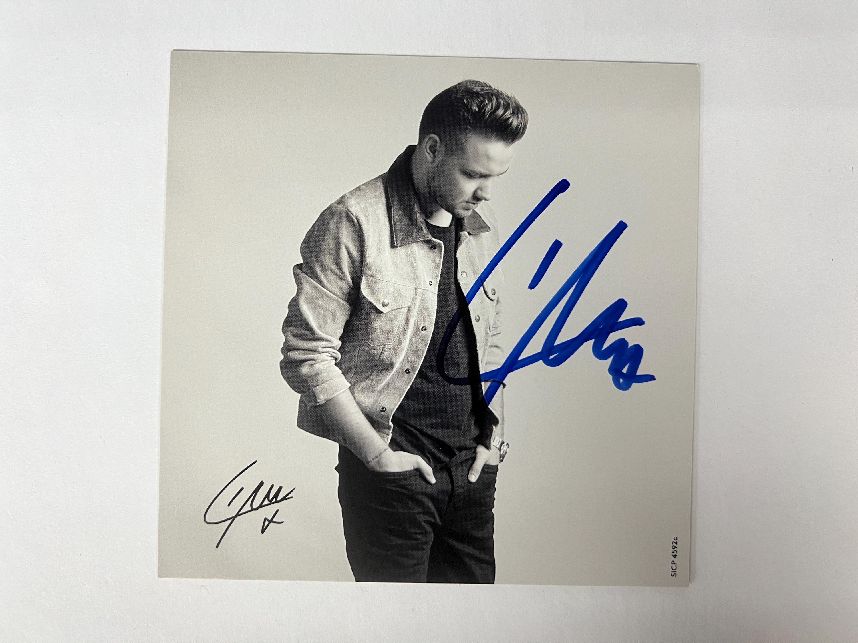 Liam Payne INROCK 直筆サイン色紙 farp,medium,wall_texture,