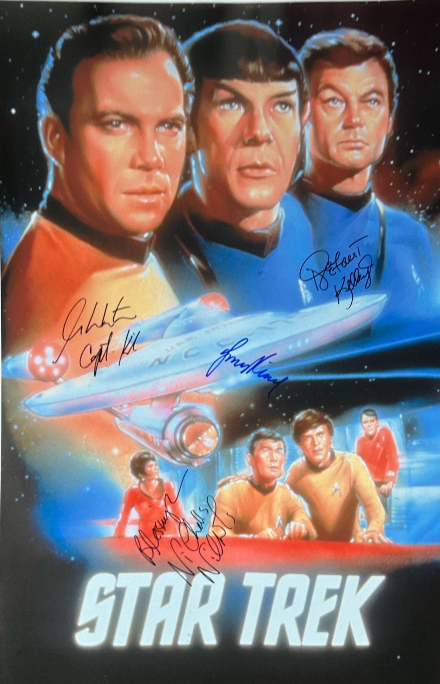 直筆サイン入りスタートレックポスター COA - Etsy 日本
