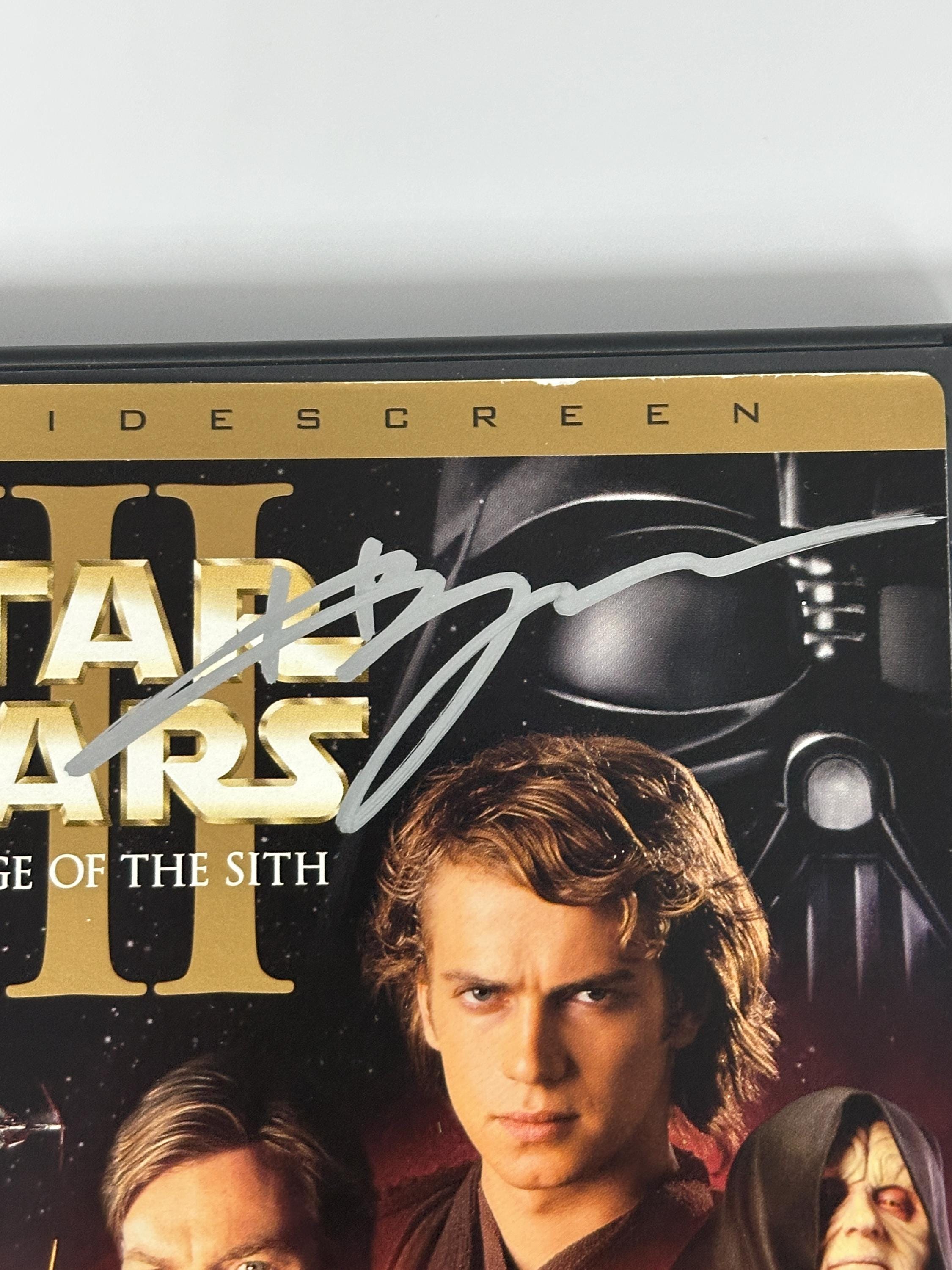 DVD di Star Wars con certificato di autenticità firmato e
