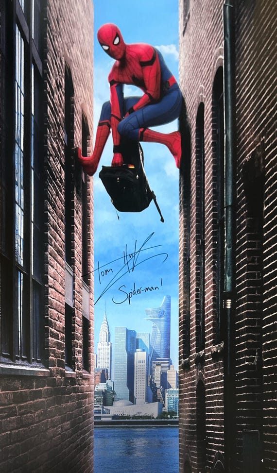 スパイダーマン トム・ホランド & トビー & アンドリュー 直筆