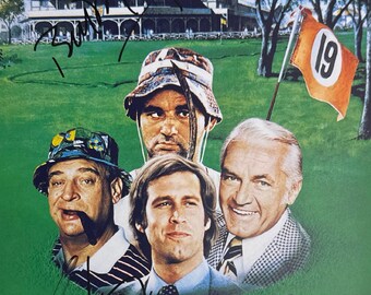 Autograph Signed COA Caddyshack Photo Bill Murray, Chevy Chase