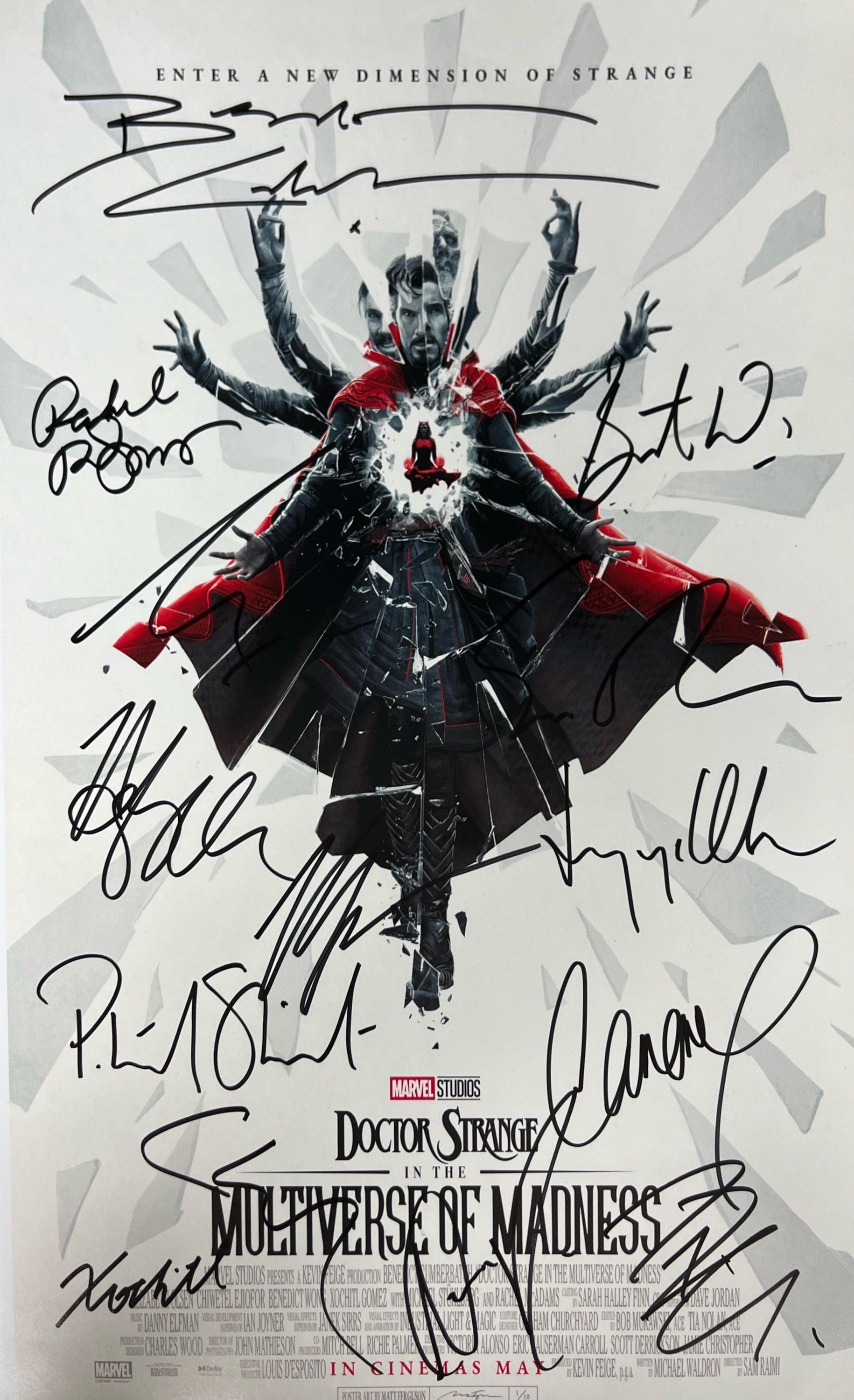 1/1 ベネディクト・カンバーバッチ 直筆サイン 印刷プレート カード