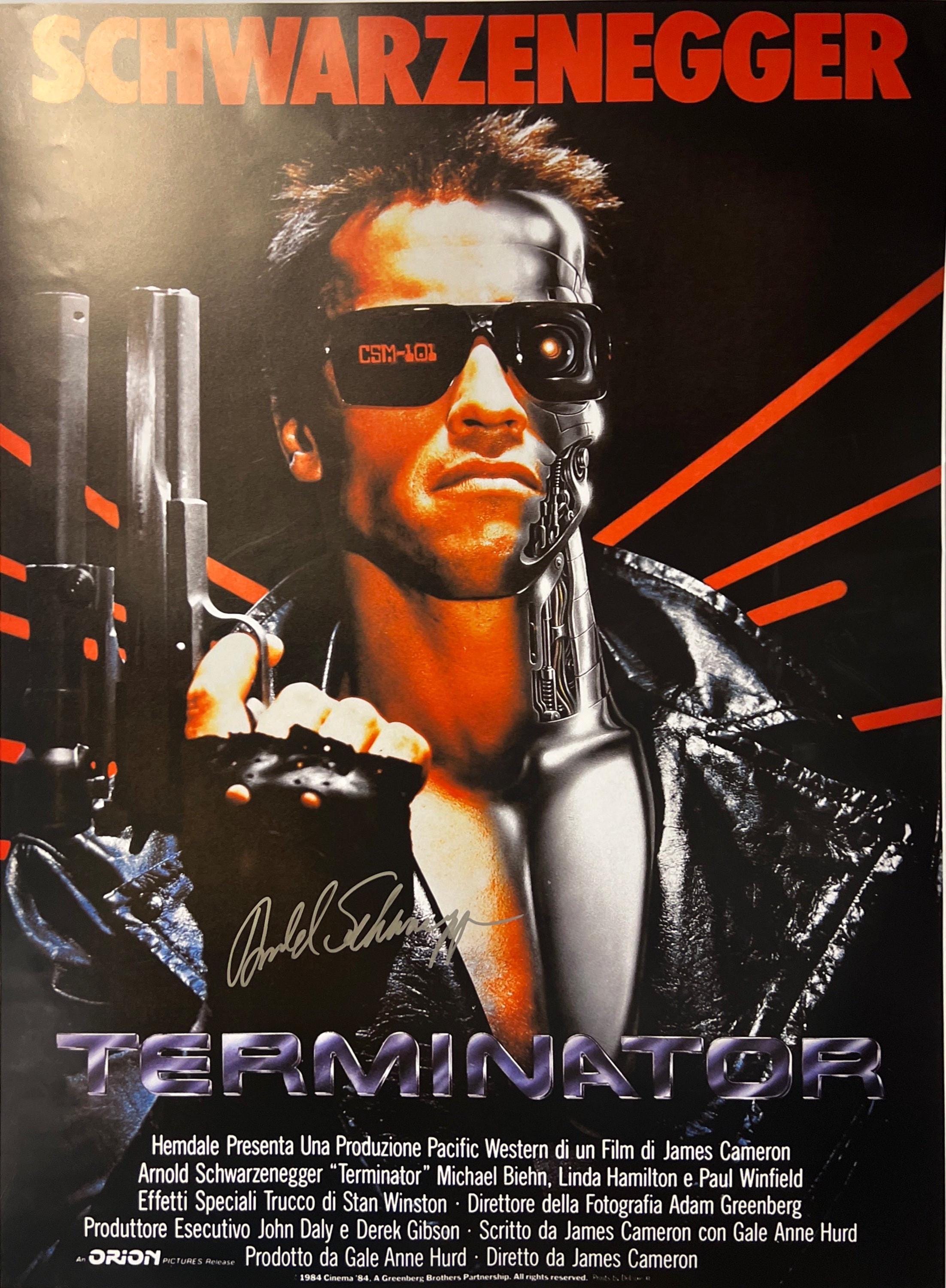 Terminator 3 Autographed Autograph Signed Terminator Poster COA - Etsy