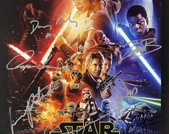 オスカー・アイザック直筆サイン入り『スター・ウォーズ／フォースの