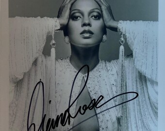 Autograph COA Signed Diane Ross Photo