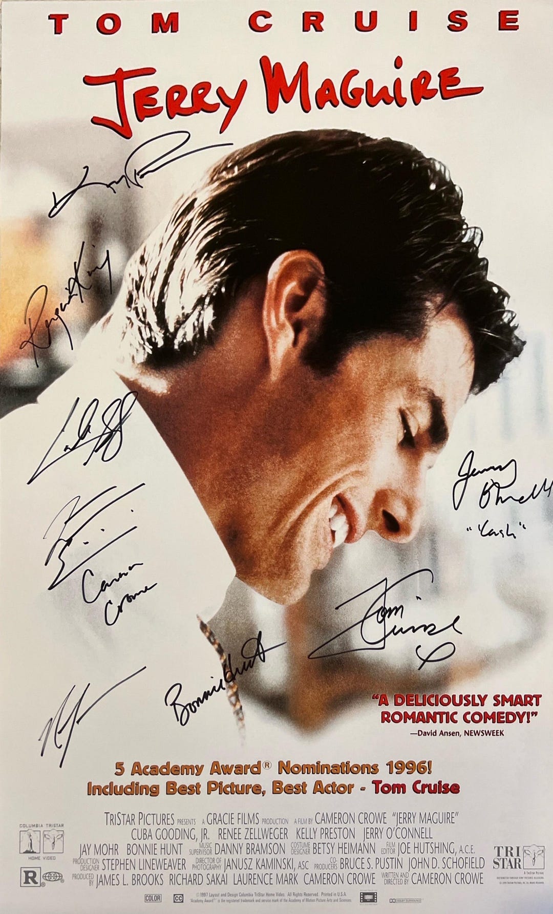 直筆サイン入りジェリー・マグワイアポスター COA - Etsy 日本