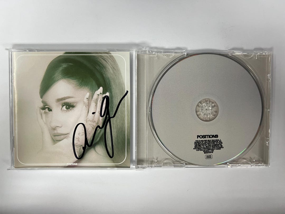 Autograph Signed Ariana Grande CD COA - Etsy