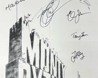 Autograph Signed Monty Python Holy Grail Poster