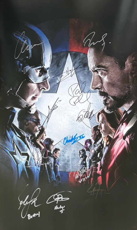 エリザベス・オルセン&ポール・ベタニー 直筆サイン 直筆サイン入り