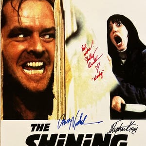 Autograph Signed  The Shining Poster COA