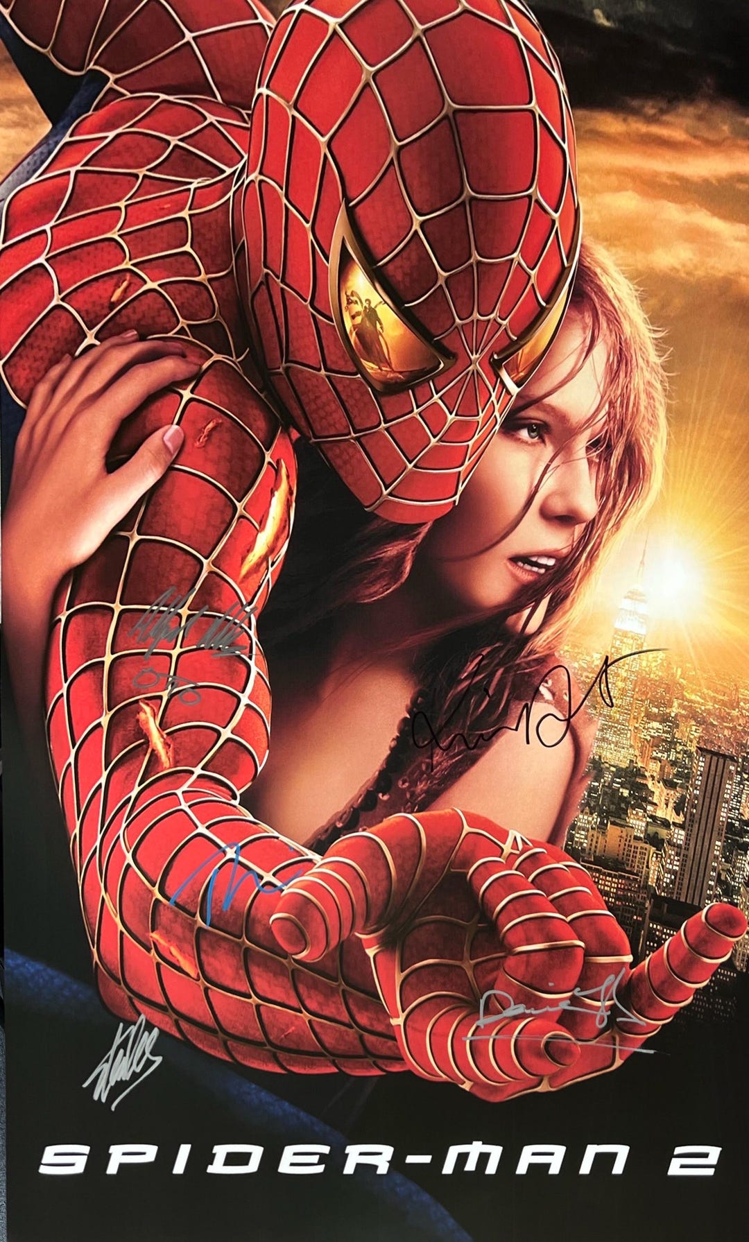 直筆サイン入りスパイダーマン2ポスター - Etsy 日本