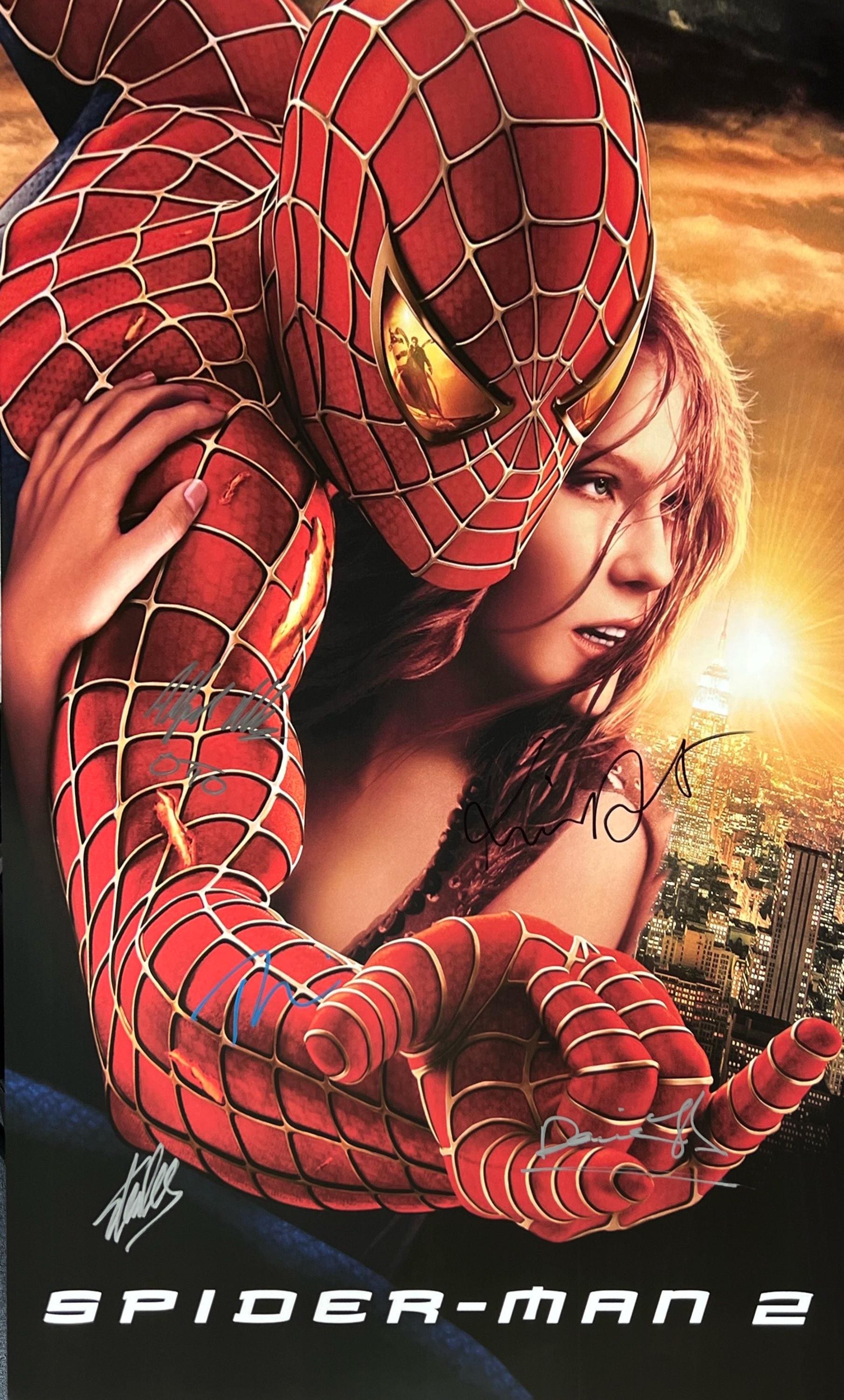 直筆サイン入りスパイダーマン2ポスター - Etsy 日本