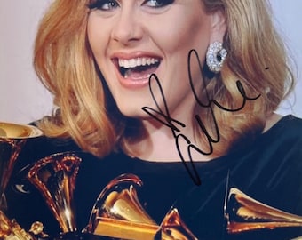 Autograph COA Signed Adele Photo