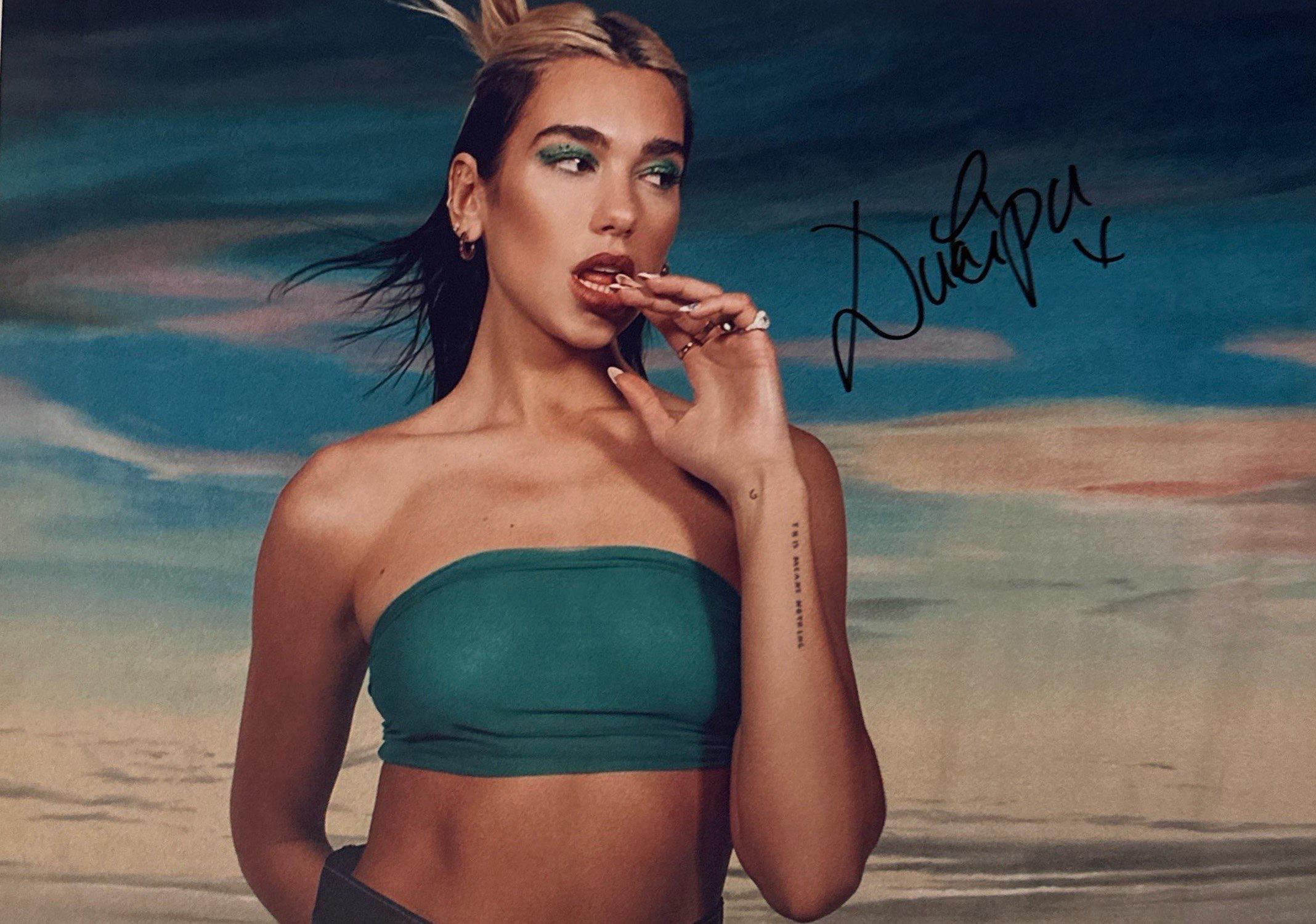 Dua Lipa Signed - Etsy
