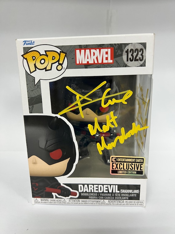 Autograph Signed Daredevil Funko Pop Charlie Cox COA - Etsy