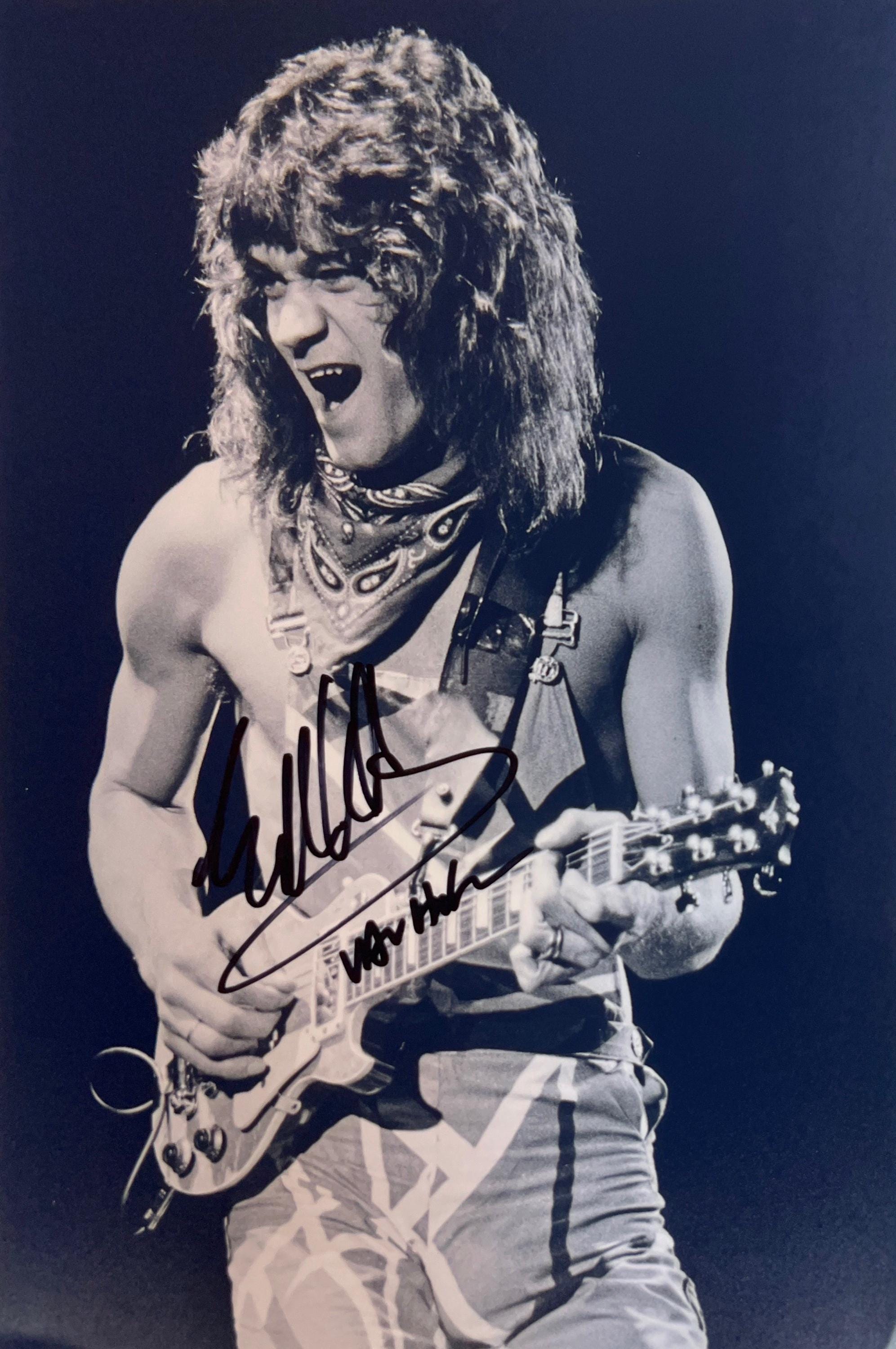 Eddie van halen autograph - Etsy 日本