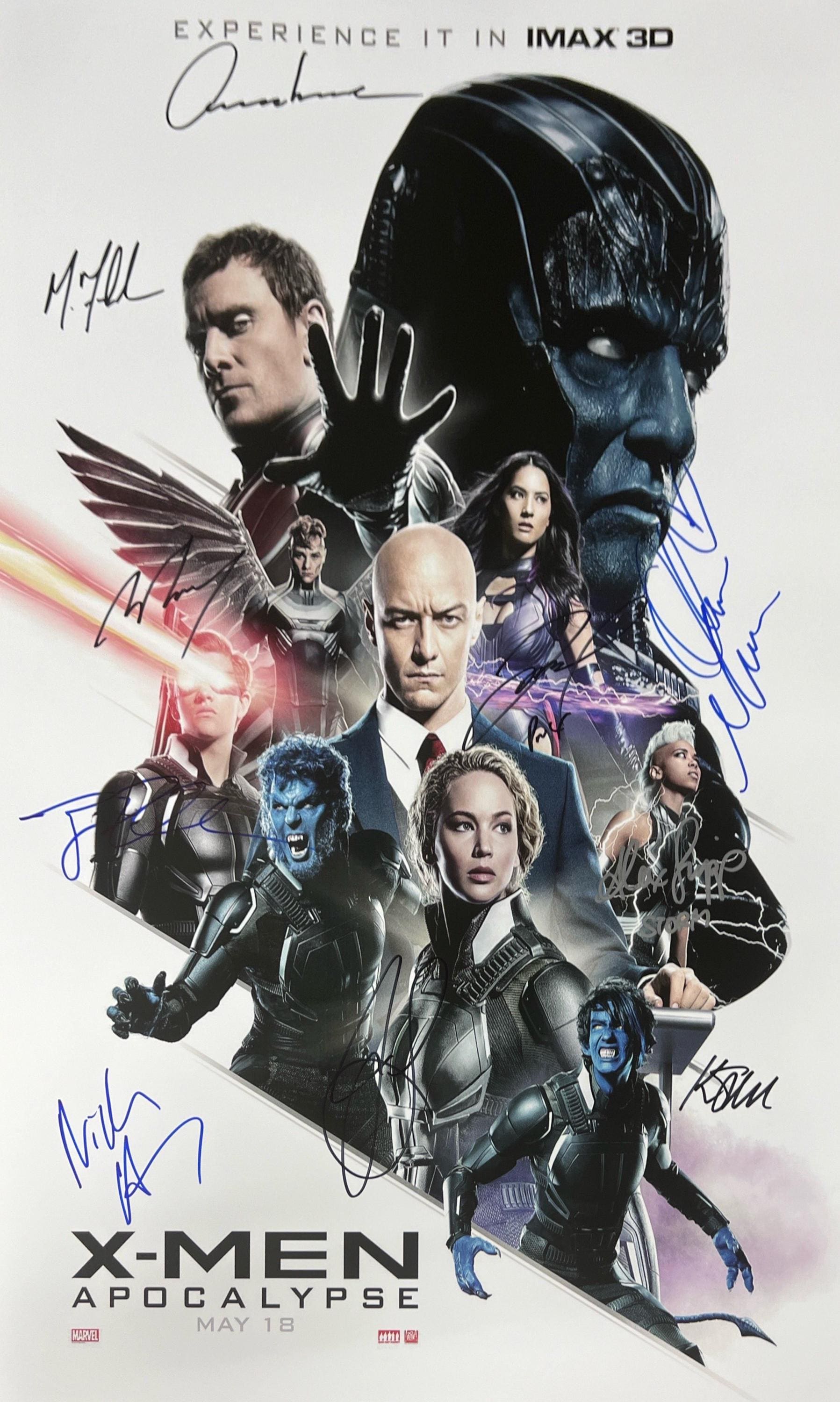 Autograph Signed X-men: Apocalypse Poster - Etsy
