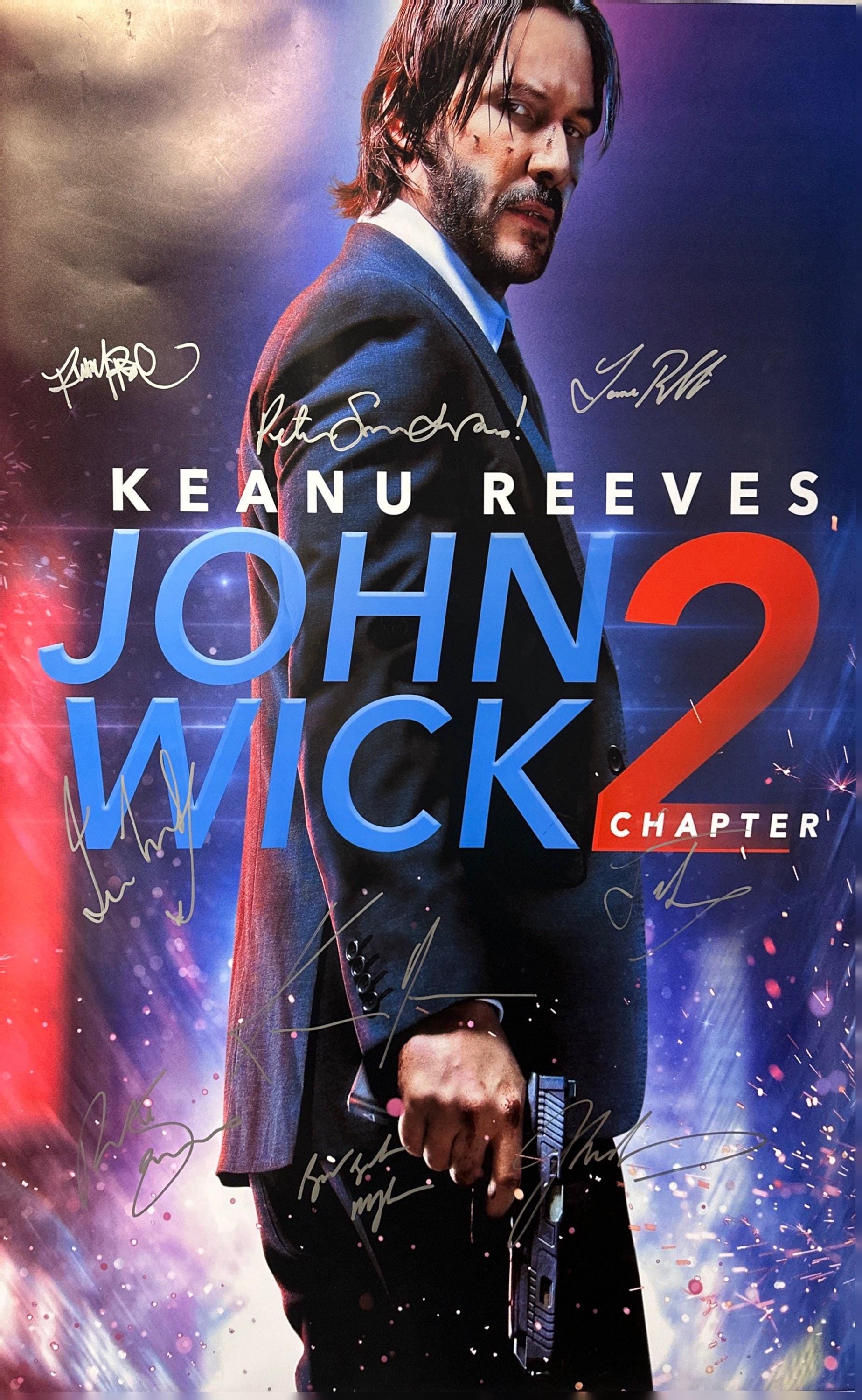 直筆サイン入りジョン・ウィック2ポスターCOA - Etsy 日本