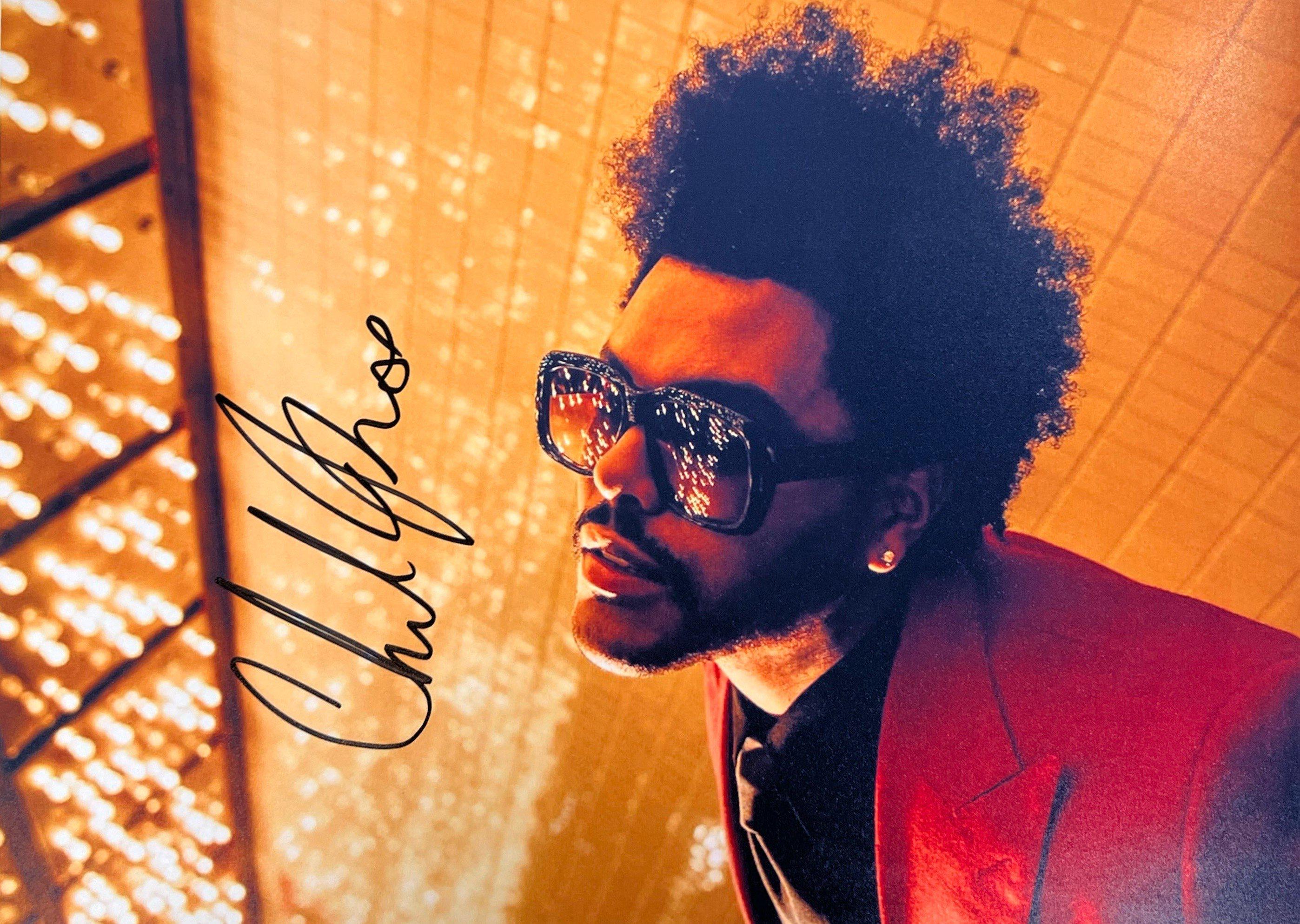 The Weeknd Autographed - Etsy