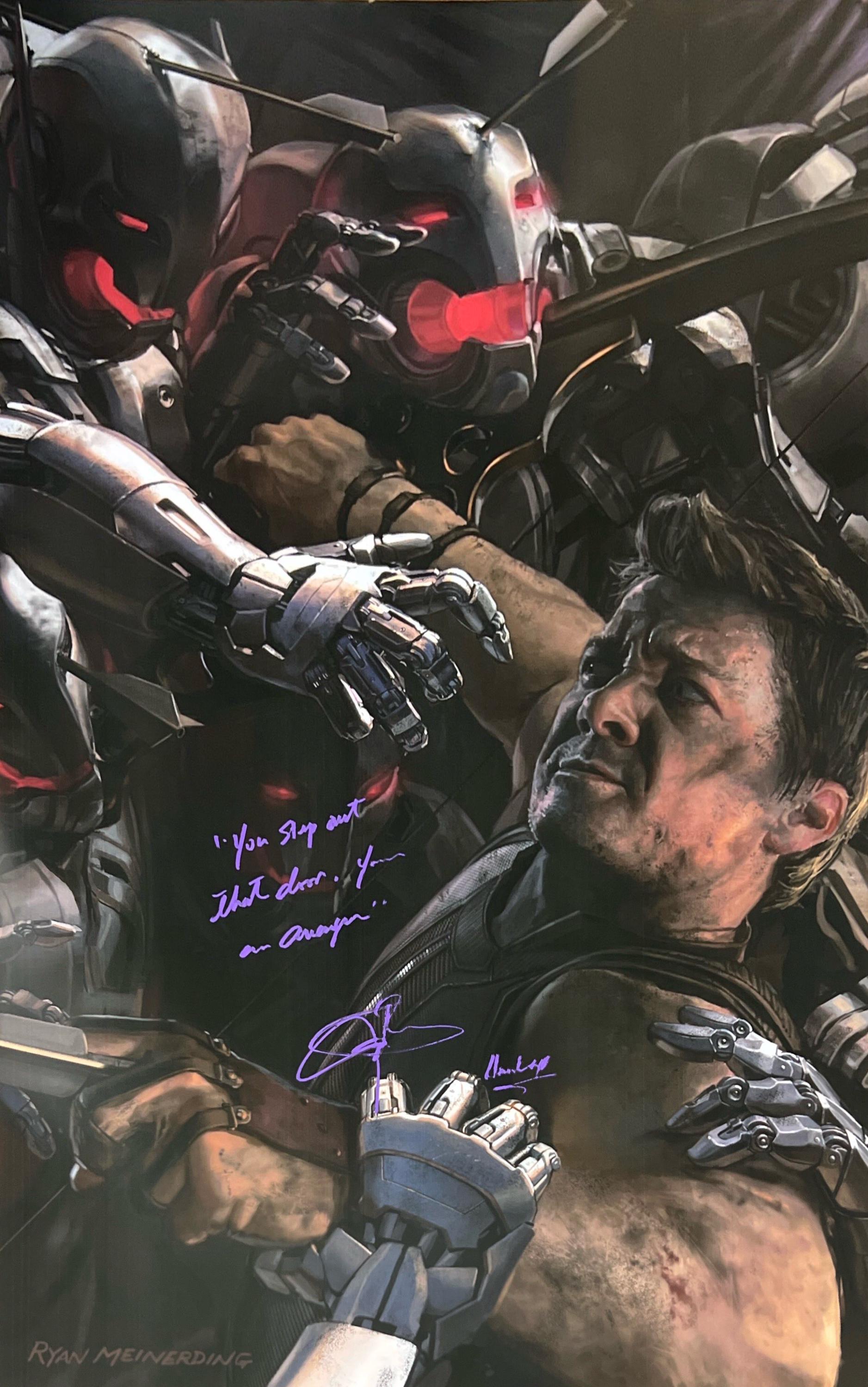 Autograph Signed Avengers Age of Ultron Poster COA - Etsy