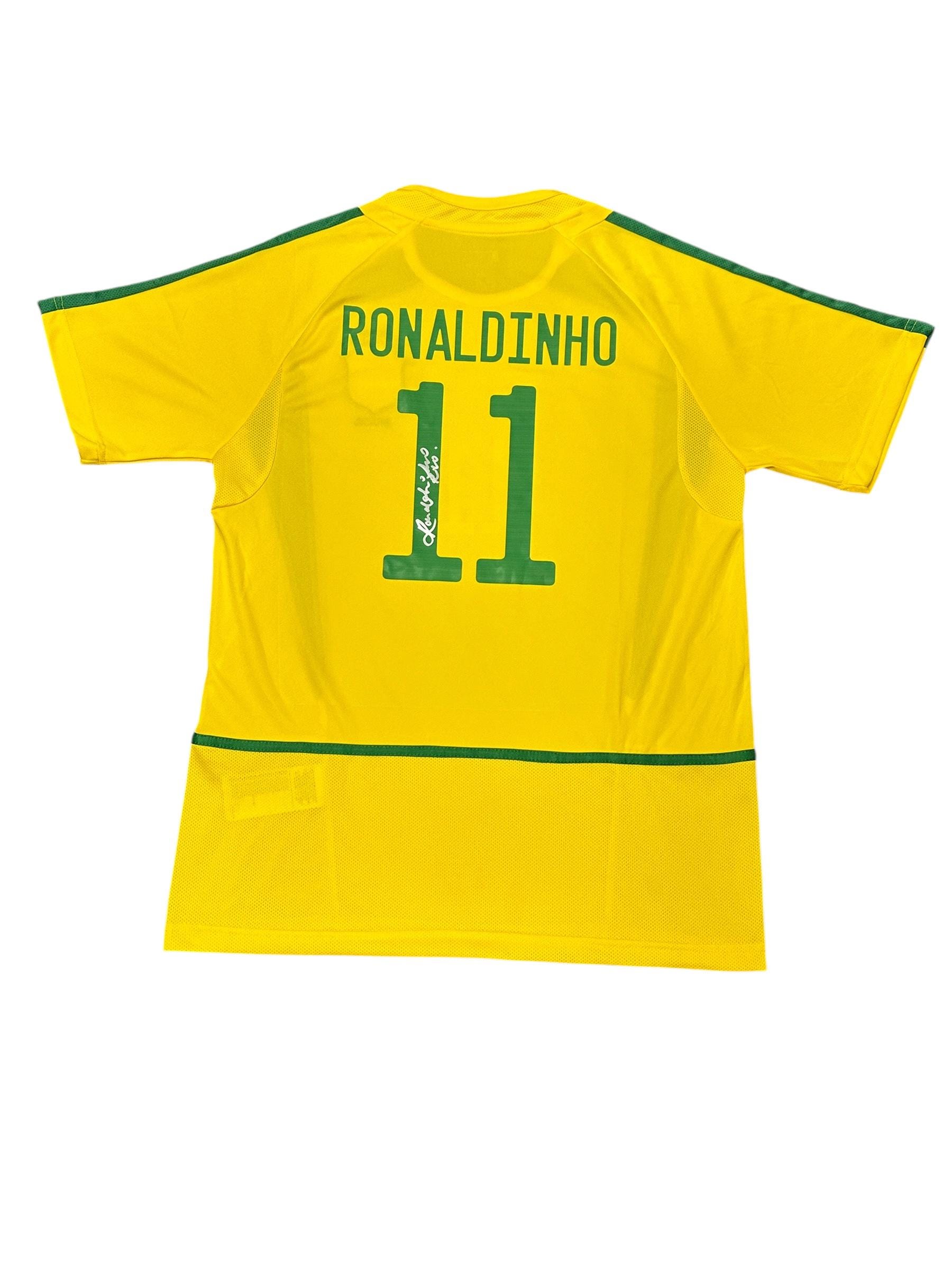 Autograph Signed COA Jersey Ronaldinho Gaucho - Etsy
