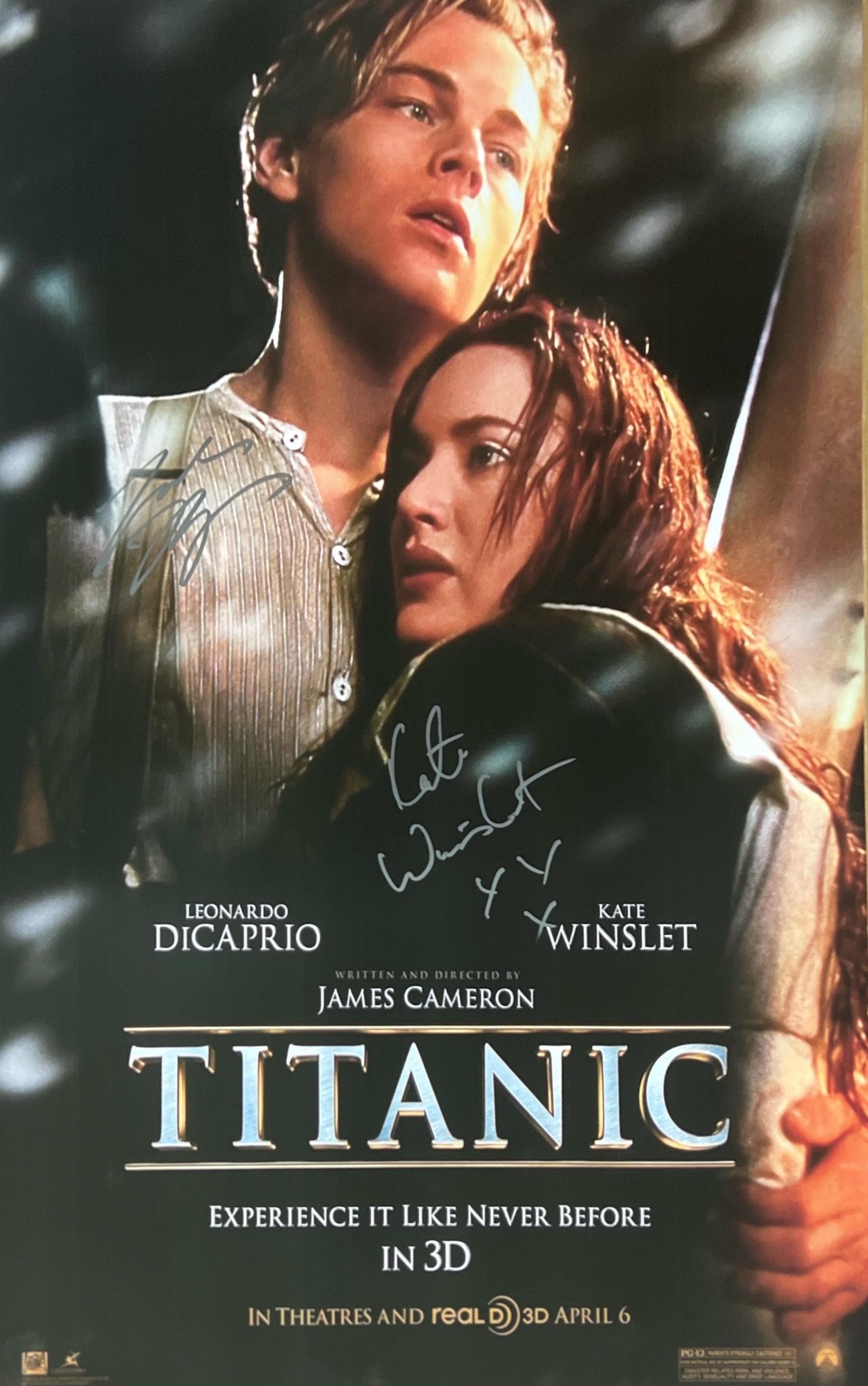 Titanic 初航海 ポスター　証明書付き額入り Autograph Signed Titanic Poster - Etsy