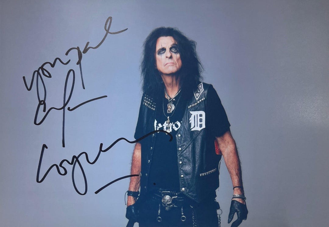 アリス・クーパー直筆サイン入り超特大写真…Alice Cooper Amazon.co.jp: アリス クーパー直筆サイン入り超特大写真…Alice