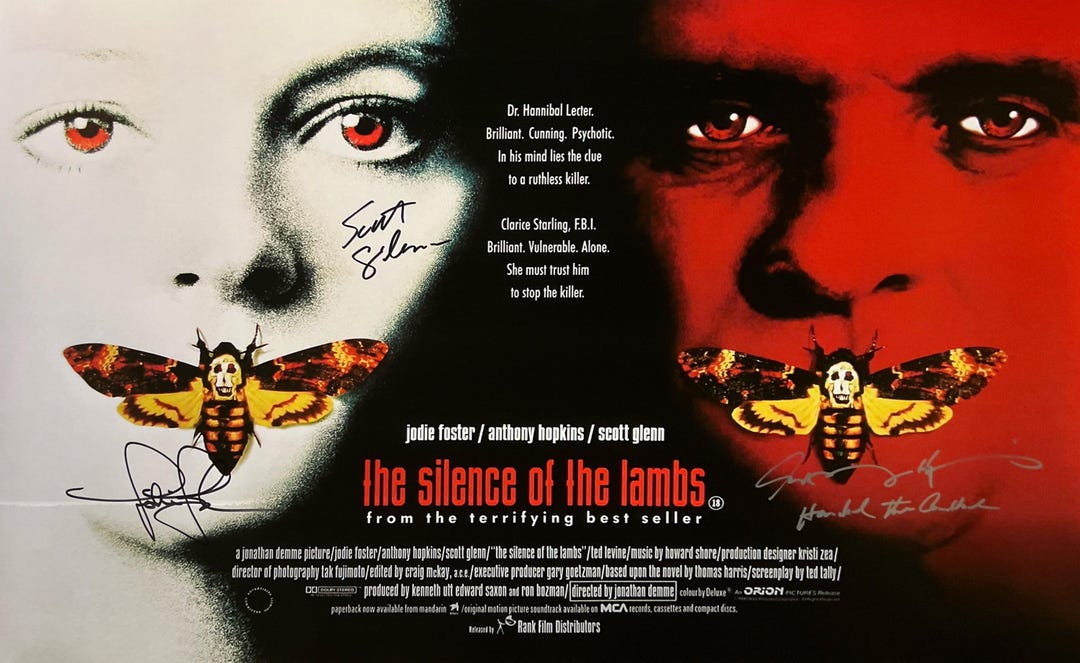 羊たちの沈黙、アンソニー・ホプキンス直筆サイン アンソニー