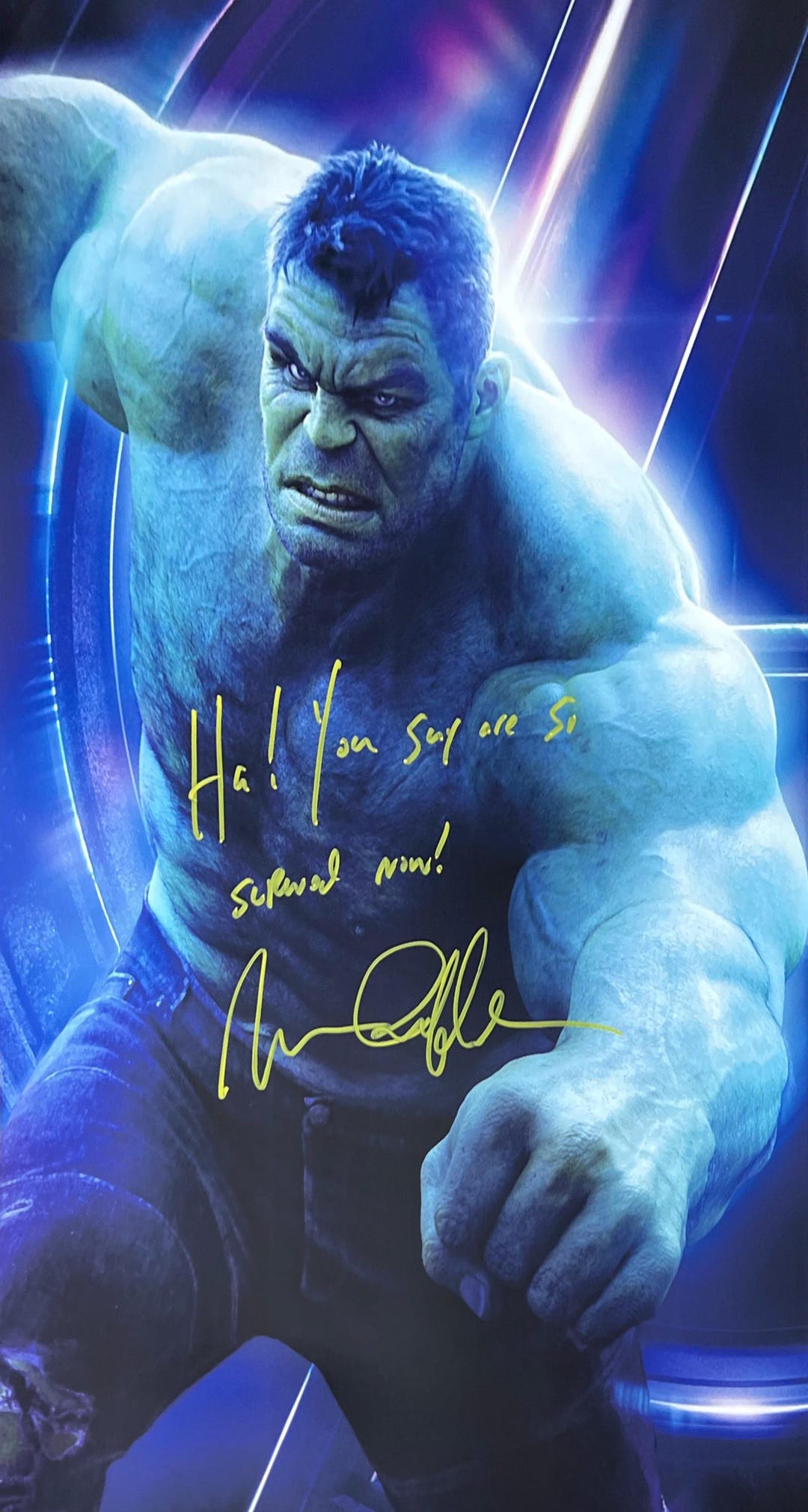 Autograph Signed Avengers: Infinity War COA - Etsy