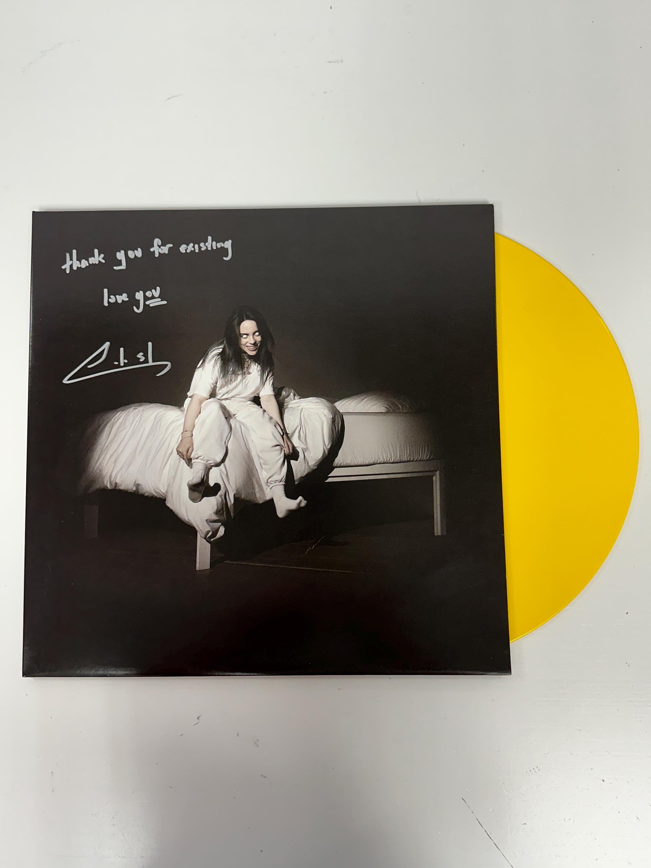 Signed Billie Eilish Vinyl - Etsy