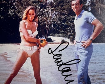 Autograph Signed COA  Sean Connery, Ursula Andress Photo