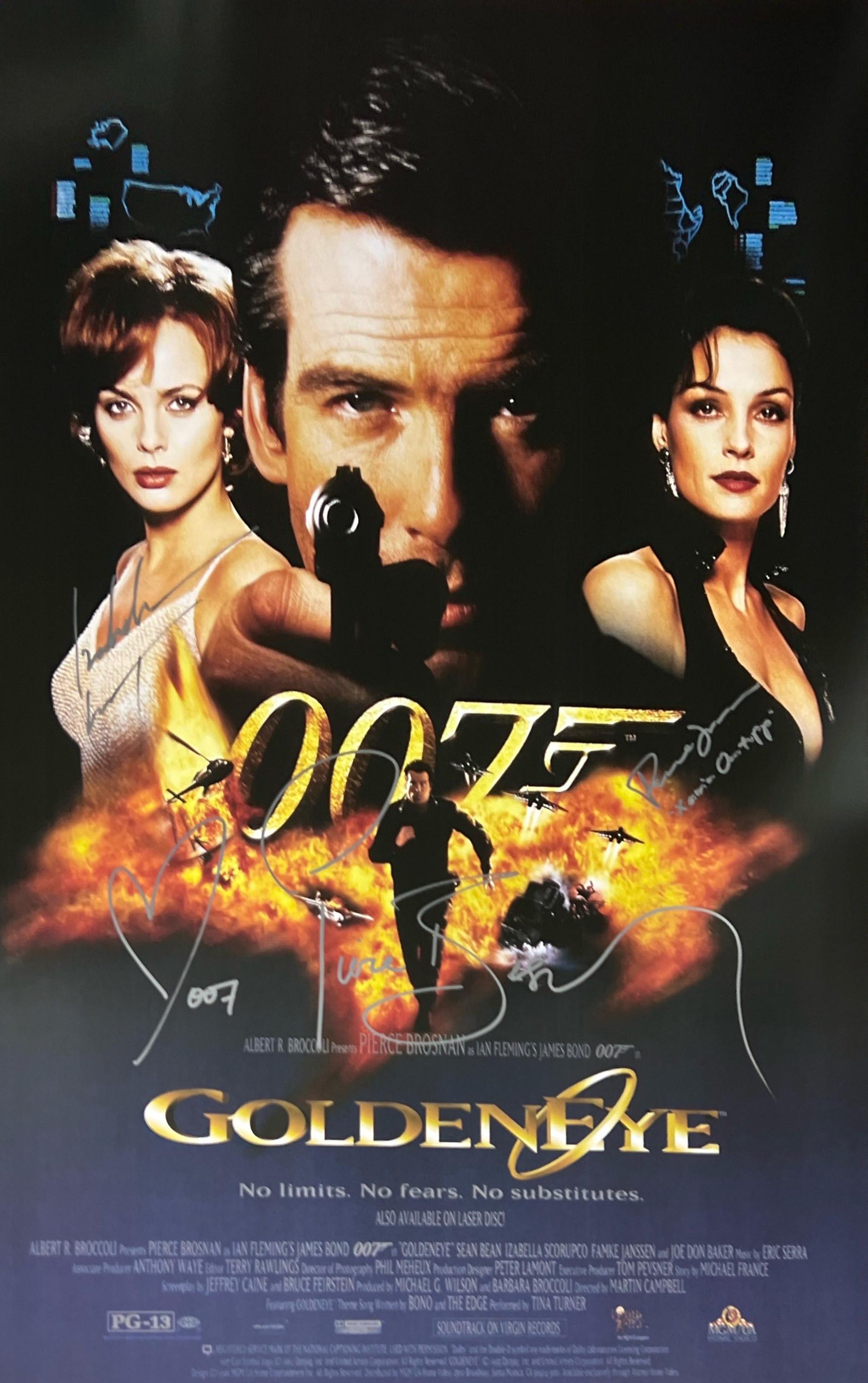 直筆サイン入り 007 ゴールデンアイ ポスター COA - Etsy 日本