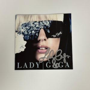 Autograph Signed COA Lady Gaga Born This Way CD Disc - Etsy