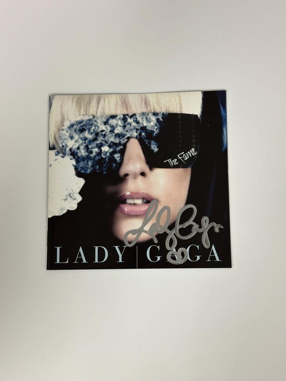Autograph Signed COA Lady Gaga the Fame Booklet - Etsy