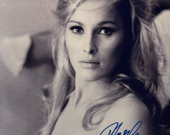 Autograph Signed COA Ursula Andress Photo