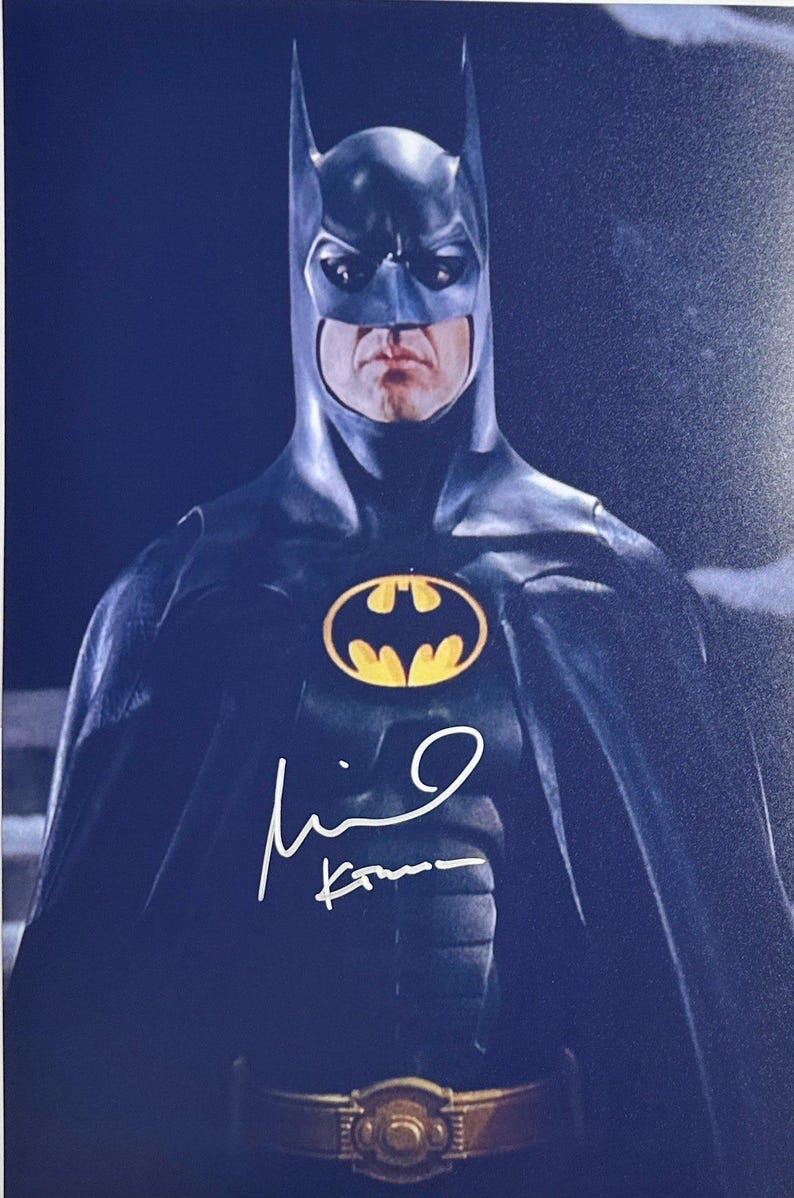 Autograph Signed COA Batman Photo - Etsy