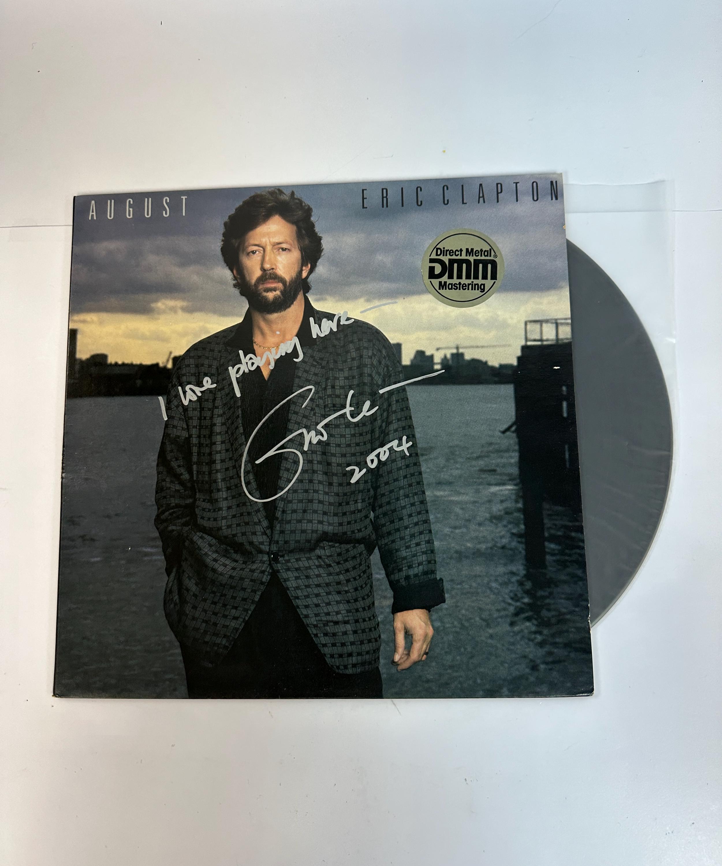 Autograph Signed August Vinyl Eric Clapton - Etsy UK