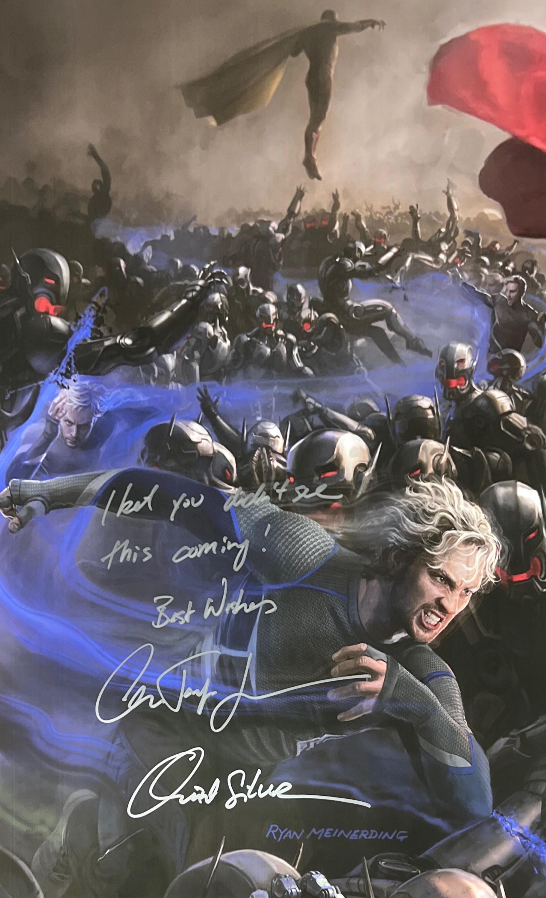 Autograph Signed Avengers Age of Ultron Poster COA - Etsy