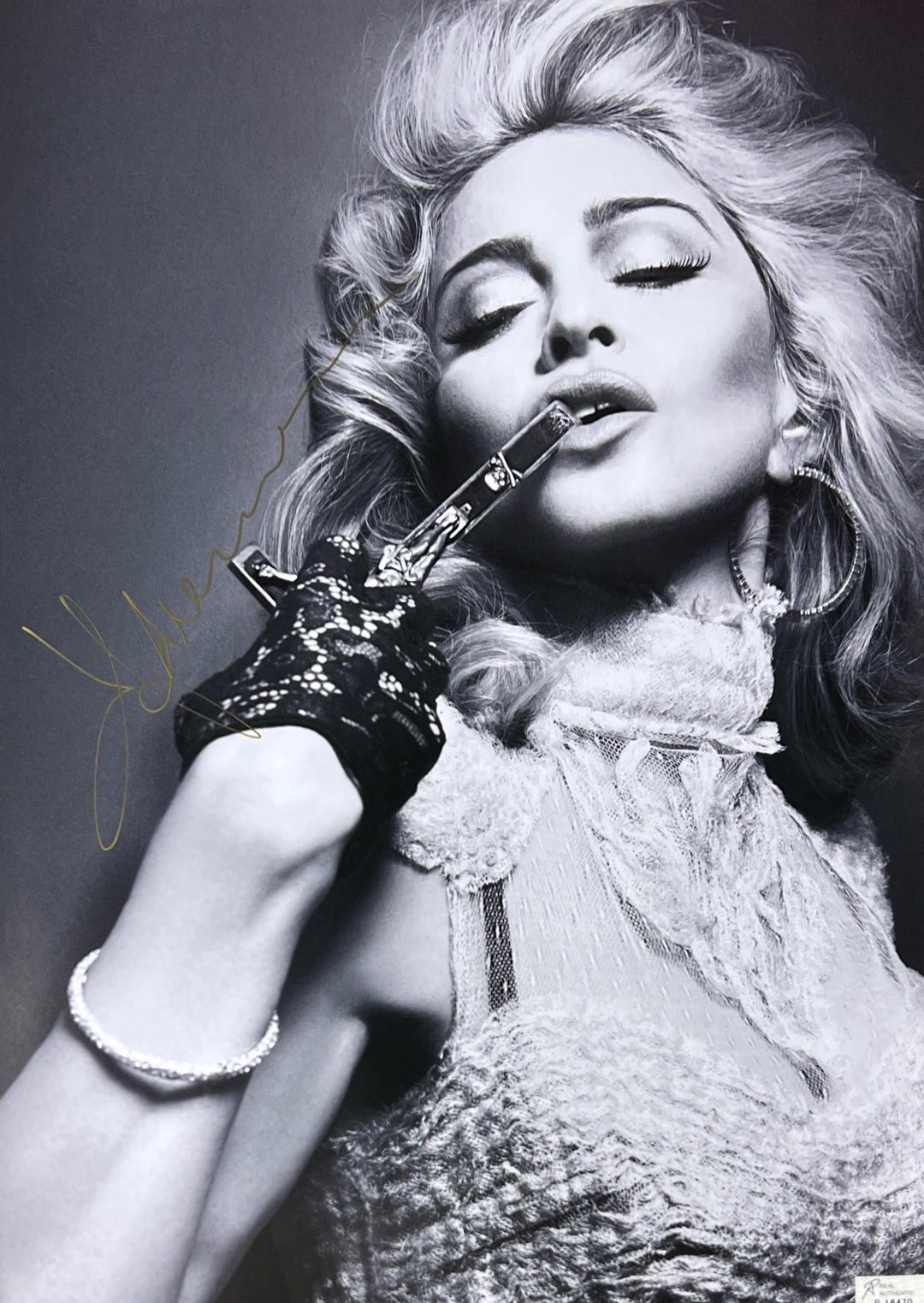 Autograph Signed Madonna Poster COA - Etsy