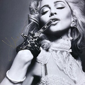 Autograph Signed Madonna Poster COA - Etsy