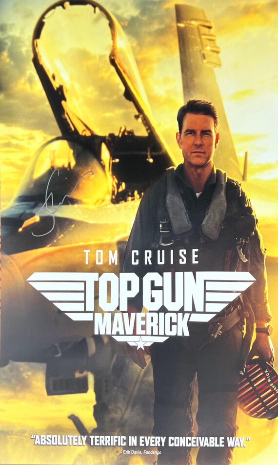 トム・クルーズ /直筆サイン/認証証明書/トップガン/TOPGUN ヴァル