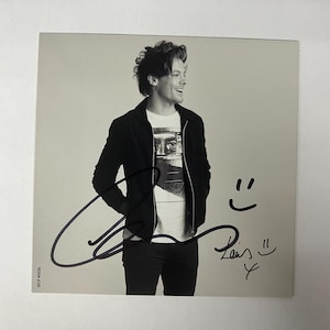 Cartão de CD Louis Tomlinson autografado COA