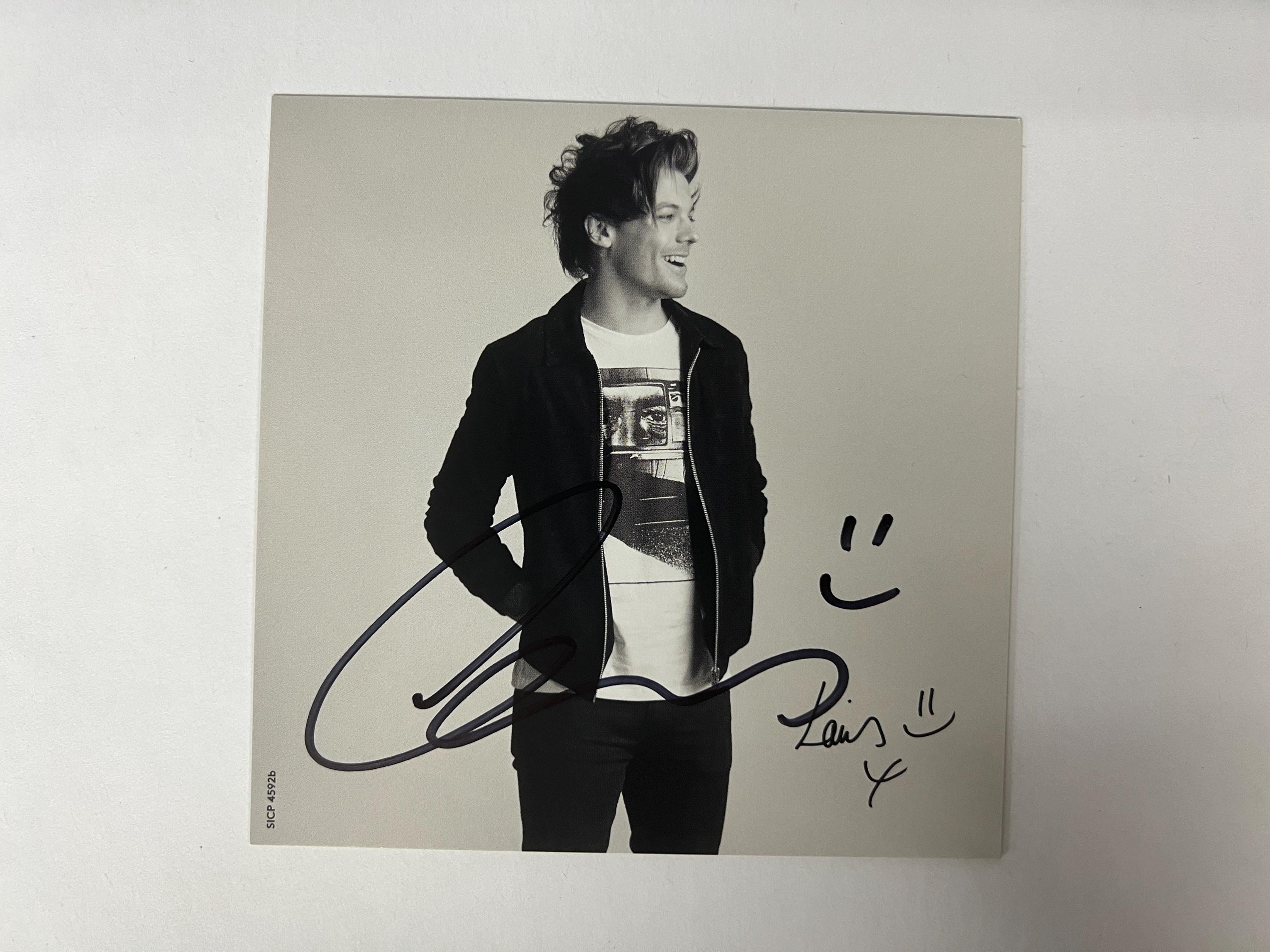 Louis Tomlinson Signed - Etsy