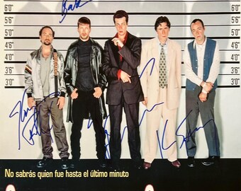 Autograph Signed Usual Suspects Poster COA
