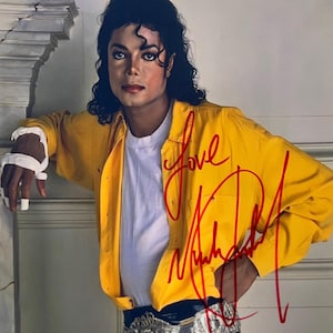 Michael jackson autograph - Etsy 日本