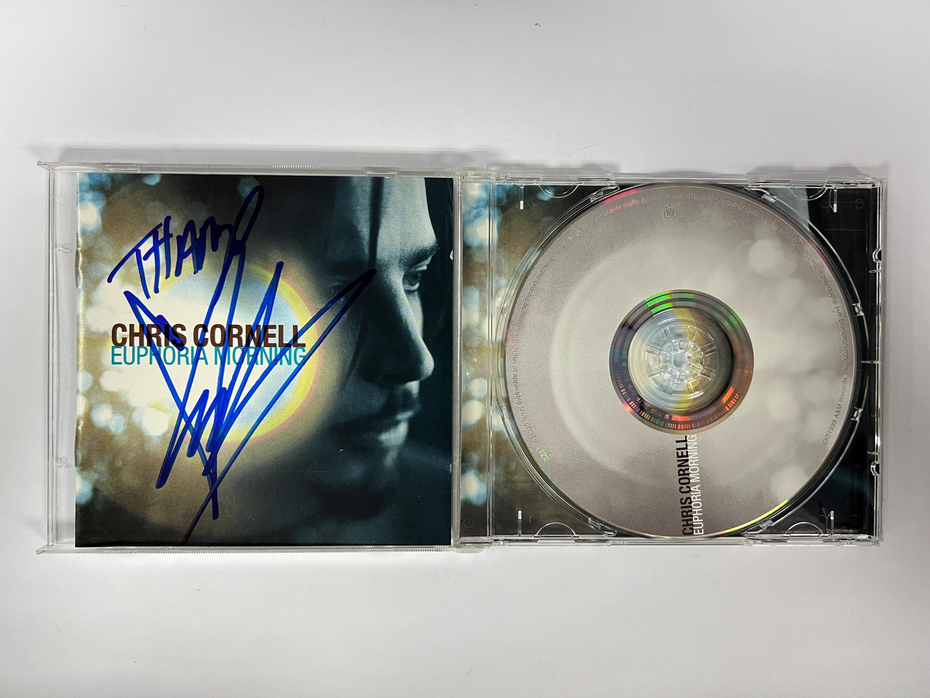 Autograph Signed Chris Cornell CD COA - Etsy