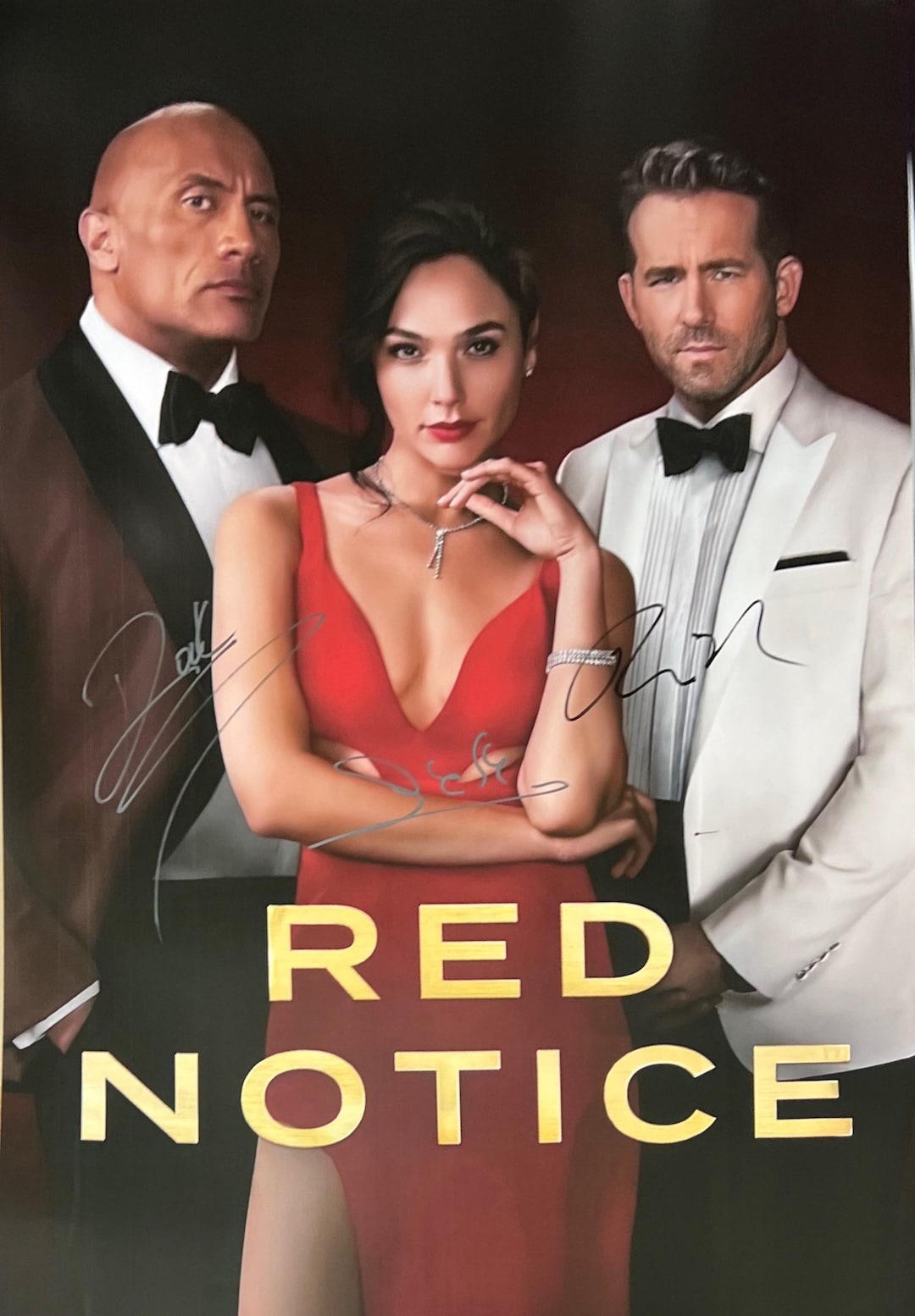red dress from red notice Gadot sparkles in clunky 'Red Notice' - film review