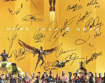 直筆サイン入り写真 アベンジャーズ4 マイティソー ケヴィンファイギSA鑑定済 アベンジャーズ 1作目 ポスター アイアンマン キャプテンアメリカ